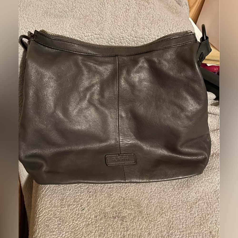 Reaction Kenneth Cole Dark Brown Hobo Bag - Picture 5 of 6